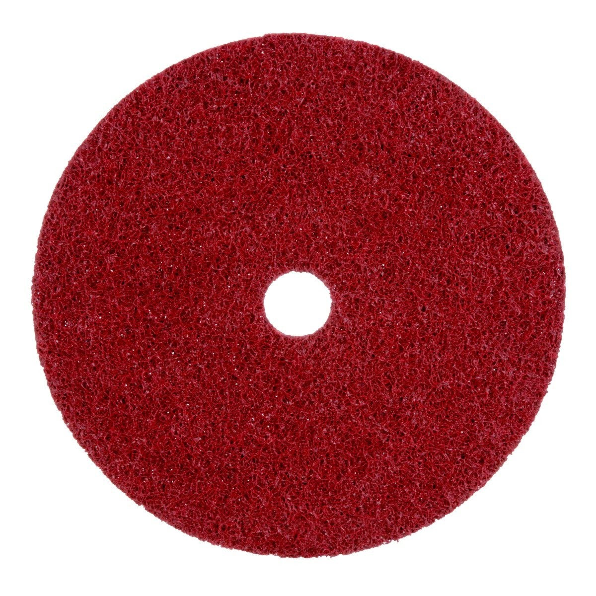 3M PN-DH Scotch-Brite Precision Surface Conditioning Disc, Medium, Red, 7 in x 7/8 in Center Hole, Hook and Loop Backing, Grinding Polishing Blending (7100263894) (25 Pack) - 3