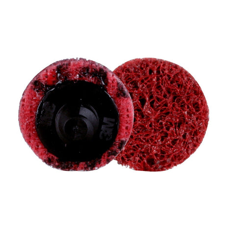 3M PN-DR Scotch-Brite Roloc Precision Surface Conditioning Disc, TR, Medium, Red, 3/4 in (7100263902)  - (200Pack) - 2