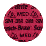 3M PN-DH Scotch-Brite Precision Surface Conditioning Disc, Medium, 4-1/2 in x NH (7100263909) (50 Pack) - 2