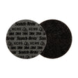 3M PN-DH Scotch-Brite Precision Surface Conditioning Disc, Extra Coarse, Dark Gray, 7 in x NH, Hook and Loop (7100263923) (25 Pack)