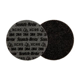 3M PN-DH Scotch-Brite Precision Surface Conditioning Disc, Extra Coarse, Dark Gray, 7 in x NH, Hook and Loop (7100263923) (25 Pack)