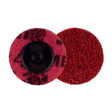 3M PN-DR Scotch-Brite Roloc Precision Surface Conditioning Disc, Medium, TR, Ceramic, Nonwoven Fiber, Red, 2 in, Dispenser Pack (7100264089)  - (200 Pack)