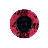 3M PN-DR Scotch-Brite Roloc Precision Surface Conditioning Disc, Medium, TR, Ceramic, Nonwoven Fiber, Red, 2 in, Dispenser Pack (7100264089)  - (200 Pack) - 2
