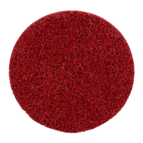 3M PN-DR Scotch-Brite Roloc Precision Surface Conditioning Disc, Medium, Red, TR, 4 in (89281) (7100264142)  - (100Pack) - 3