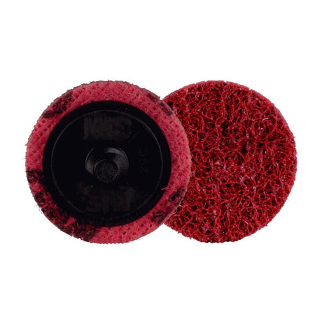 3M PN-DR Scotch-Brite Roloc Precision Surface Conditioning Disc, Medium, TR, Red, 1-1/2 in (7100264168) (10000 Pack)