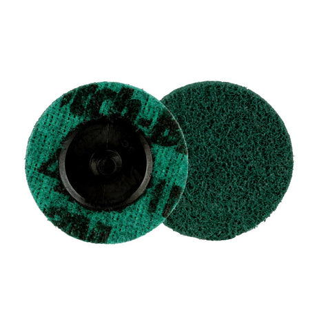 3M PN-DR Scotch-Brite Roloc Precision Surface Conditioning Disc, TR, Fine, Precision Shaped Ceramic, Nonwoven, Green, 2 in (89302) (7100264174)  - (200Pack) - 2
