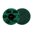 3M PN-DR Scotch-Brite Roloc Precision Surface Conditioning Disc, Fine, Precision Shaped Ceramic, Nonwoven, Green, TR, 3 in (7100264195)  - (100 Pack)