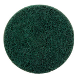 3M PN-DR Scotch-Brite Roloc Precision Surface Conditioning Disc, Fine, Precision Shaped Ceramic, Nonwoven, Green, TR, 3 in (7100264195)  - (100 Pack) - 2
