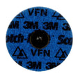 3M 89283 Scotch-Brite Roloc Precision Surface Conditioning Disc, PN-DR, Very Fine, TR, Blue, 4 in (7100264199)  - (100 Pack)