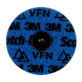 3M 89283 Scotch-Brite Roloc Precision Surface Conditioning Disc, PN-DR, Very Fine, TR, Blue, 4 in (7100264199)  - (100 Pack)