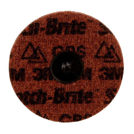 3M Scotch-Brite Roloc Precision Surface Conditioning Disc PN-DR Coarse TR Brown 4 in 25 Count (89280) (7100264203)  - (100Pack) - 2