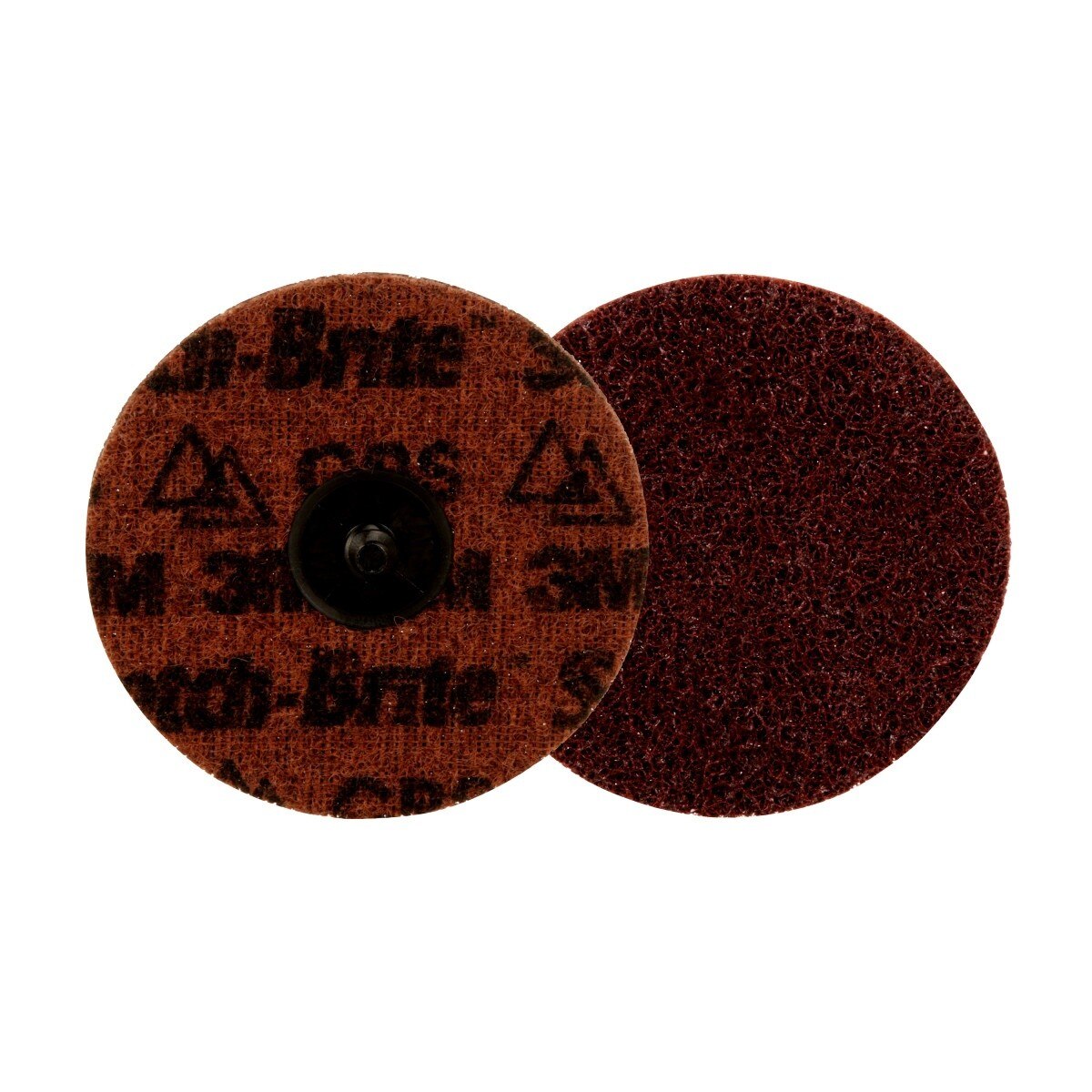3M Scotch-Brite Roloc Precision Surface Conditioning Disc PN-DR Coarse TR Brown 4 in 25 Count (89280) (7100264203)  - (100Pack) - 4