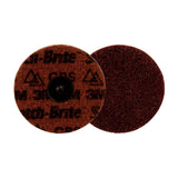 3M Scotch-Brite Roloc Precision Surface Conditioning Disc PN-DR Coarse TR Brown 4 in 25 Count (89280) (7100264203)  - (100Pack) - 4
