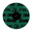 3M PN-DR Scotch-Brite Roloc Precision Surface Conditioning Disc, Fine, TR, Green, 4 in (7100264204) (2500 Pack)