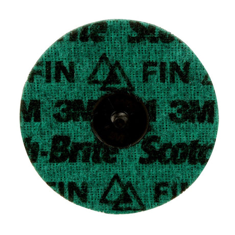 3M PN-DR Scotch-Brite Roloc Precision Surface Conditioning Disc, Fine, TR, Green, 4 in (7100264204) (2500 Pack)