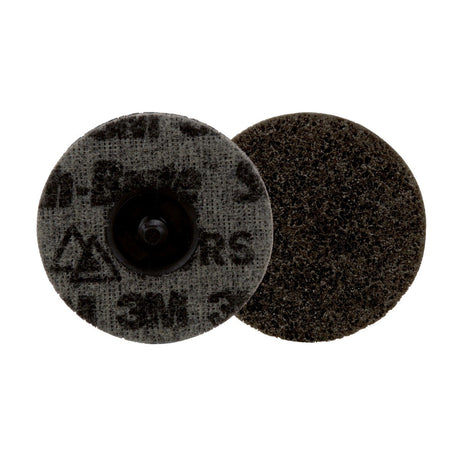 3M PN-DR Scotch-Brite Roloc Precision Surface Conditioning Disc, TR, Extra Coarse, Precision Shaped Ceramic, Dark Gray, 3 in (7100264438)  - (1000 Pack) - 2