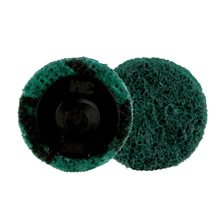 3M PN-DR Scotch-Brite Roloc Precision Surface Conditioning Disc TR Fine Precision Shaped Ceramic Nonwoven Green 3/4 in Dispenser Pack (7100264664)  - (200 Pack)