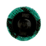 3M PN-DR Scotch-Brite Roloc Precision Surface Conditioning Disc TR Fine Precision Shaped Ceramic Nonwoven Green 3/4 in Dispenser Pack (7100264664)  - (200 Pack) - 5