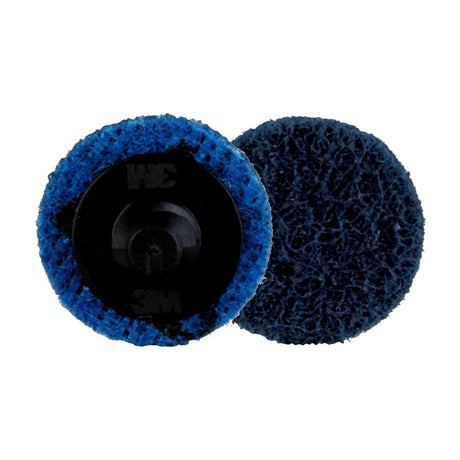 3M PN-DR Scotch-Brite Roloc Precision Surface Conditioning Disc, Very Fine, TR, Blue, 3/4 in (7100264665)  - (200 Pack) - 2