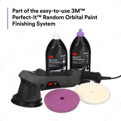 3M 34131 Random Orbital Compound, Fast Cutting Automotive Buffing and Polishing, 1 Quart (7100270078)  - (6 Pack) - 10