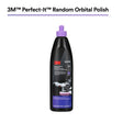 3M 34133 Random Orbital Polish, Purple, 1 Pint (16 fl oz/473 mL), Fast Cutting Polisher for Automotive Buffing and Polishing, High Gloss Finish (7100270085)  - (6 Pack)