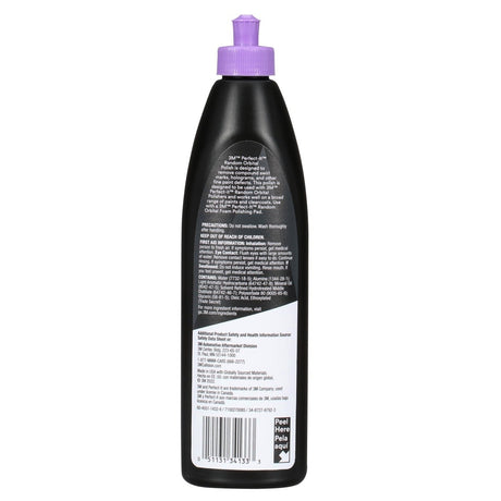 3M 34133 Random Orbital Polish, Purple, 1 Pint (16 fl oz/473 mL), Fast Cutting Polisher for Automotive Buffing and Polishing, High Gloss Finish (7100270085)  - (6 Pack) - 4