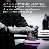 3M 34133 Random Orbital Polish, Purple, 1 Pint (16 fl oz/473 mL), Fast Cutting Polisher for Automotive Buffing and Polishing, High Gloss Finish (7100270085)  - (6 Pack) - 6