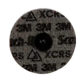 3M PN-DR Scotch-Brite Roloc Precision Surface Conditioning Disc, TR, Extra Coarse, Dark Gray, 4 in (7100270872)  - (100 Pack)