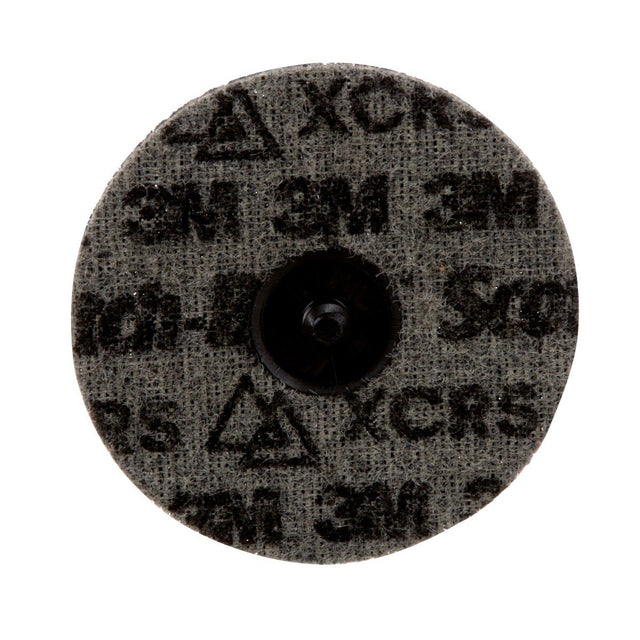 3M PN-DR Scotch-Brite Roloc Precision Surface Conditioning Disc, TR, Extra Coarse, Dark Gray, 4 in (7100270872)  - (100 Pack)