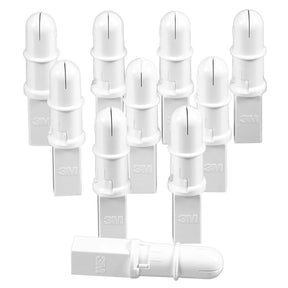 3M 33995 OEM Match Adjustable Ripple Tip Single Use Plastic Nozzle White (7100271058) (50 Pack)