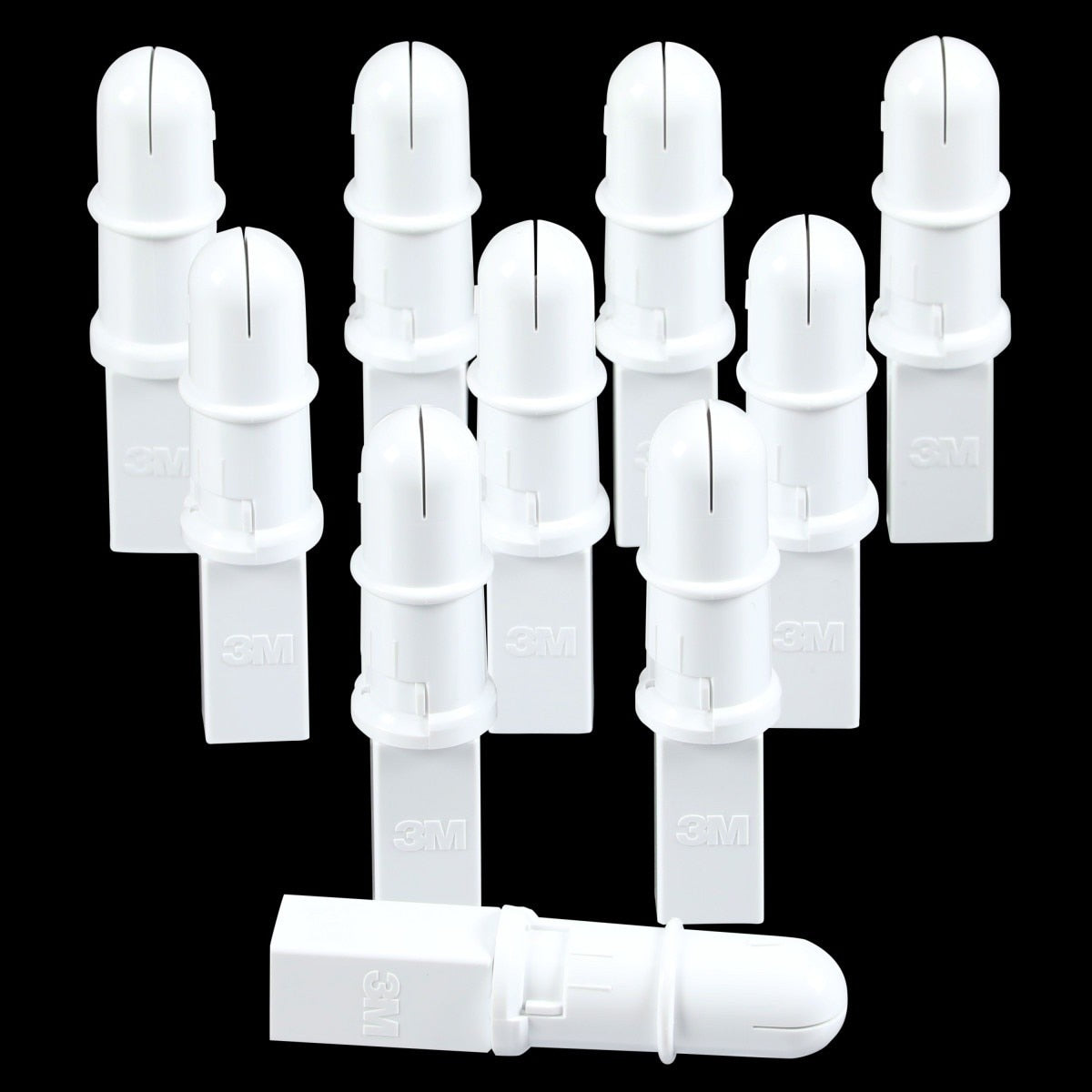 3M 33995 OEM Match Adjustable Ripple Tip Single Use Plastic Nozzle White (7100271058) (50 Pack) - 5