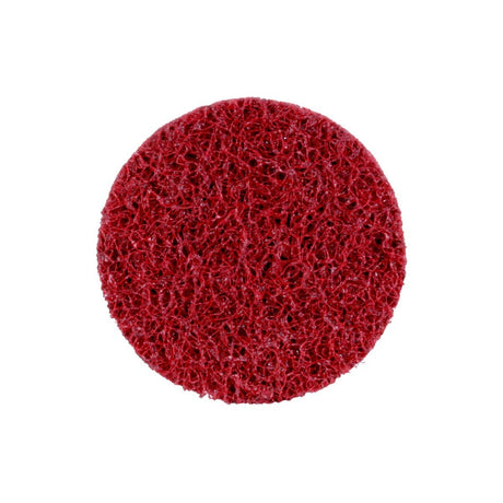 3M PN-DR Scotch-Brite Roloc Precision Surface Conditioning Disc, TR, Medium, Precision Shaped Ceramic, Red, 2 in, Dispenser Pack (7100272016) (100 Pack) - 3