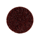 3M PN-DR Scotch-Brite Roloc Precision Surface Conditioning Disc, TR, Coarse, Brown, 2 in, Dispenser Pack (7100272236) (100 Pack)