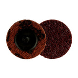 3M PN-DR Scotch-Brite Roloc Precision Surface Conditioning Disc, TR, Coarse, Brown, 2 in, Dispenser Pack (7100272236) (100 Pack) - 5