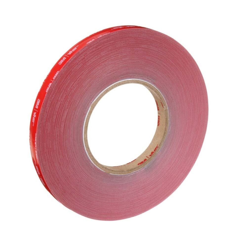 3M RP+230GF VHB Tape , Gray, 1/2 in x 36 yd, 90 mil, Film Liner (7100273131) (18 Pack) - 2