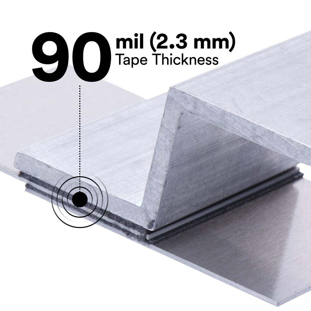 3M RP+230GF VHB Tape , Gray, 1 in x 36 yd, 90 mil, Film Liner (7100273252) (9 Pack) - 5