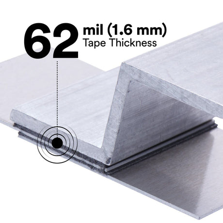 3M RP+160GF VHB Tape, Gray, 1 in x 36 yd, 62 mil, Film Liner (7100273259) (9 Pack) - 8