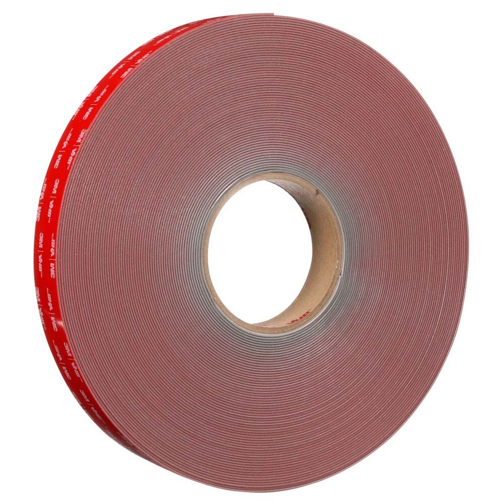 3M RP+060GF VHB Tape , Gray, 1 in x 36 yd, 25 mil, Film Liner (7100273260) (9 Pack) - 2