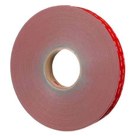 3M RP+160GF VHB Tape , Gray, 1/2 in x 36 yd, 62 mil, Film Liner (7100273400) (18 Pack) - 2