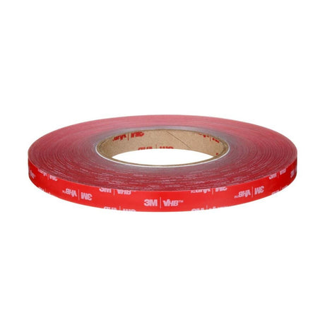 3M RP+160GF VHB Tape , Gray, 1/2 in x 36 yd, 62 mil, Film Liner (7100273400) (18 Pack) - 7