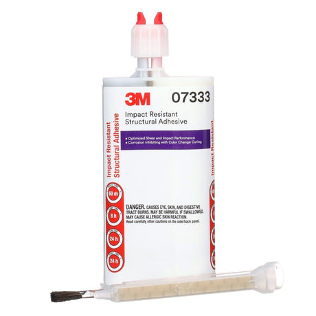 3M Impact Resistant Structural Adhesive, Two-Part Epoxy, Purple, 200 mL 6.75 fl oz Cartridge (07333) (7100273723)  - (6Pack)