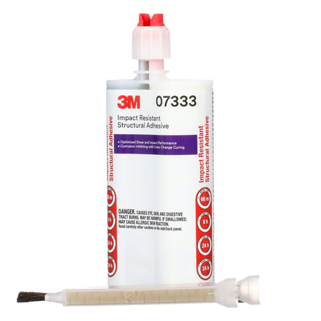 3M Impact Resistant Structural Adhesive, Two-Part Epoxy, Purple, 200 mL 6.75 fl oz Cartridge (07333) (7100273723)  - (6Pack) - 2