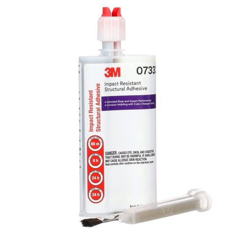 3M Impact Resistant Structural Adhesive, Two-Part Epoxy, Purple, 200 mL 6.75 fl oz Cartridge (07333) (7100273723)  - (6Pack) - 3
