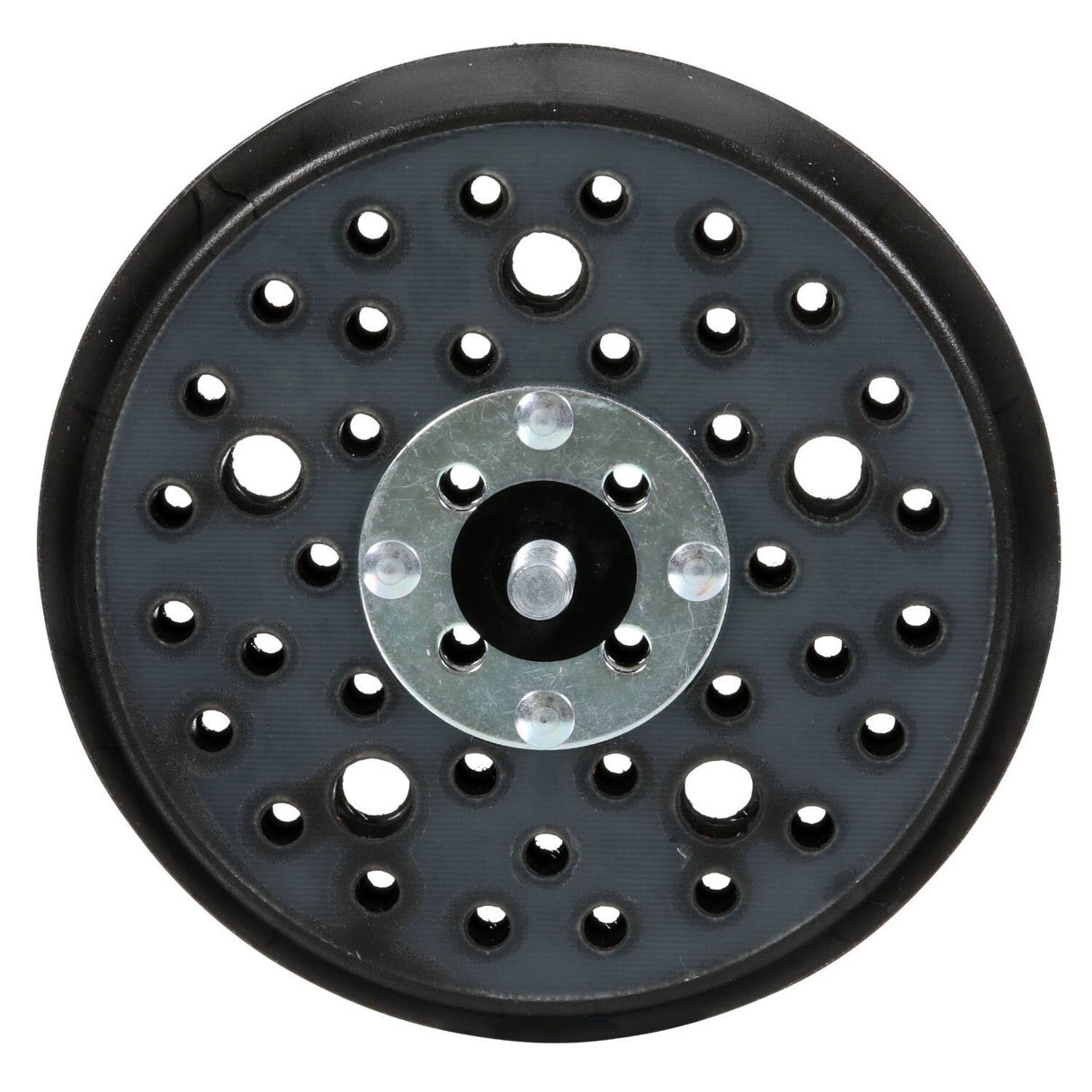 3M Xtract Hookit Back-up Pad, Extra Hard, Black, 5 in, 44 Holes, 5/16-24 EXT, Max 12000 rpm (89052) (7100273845)  - (10Pack) - 4
