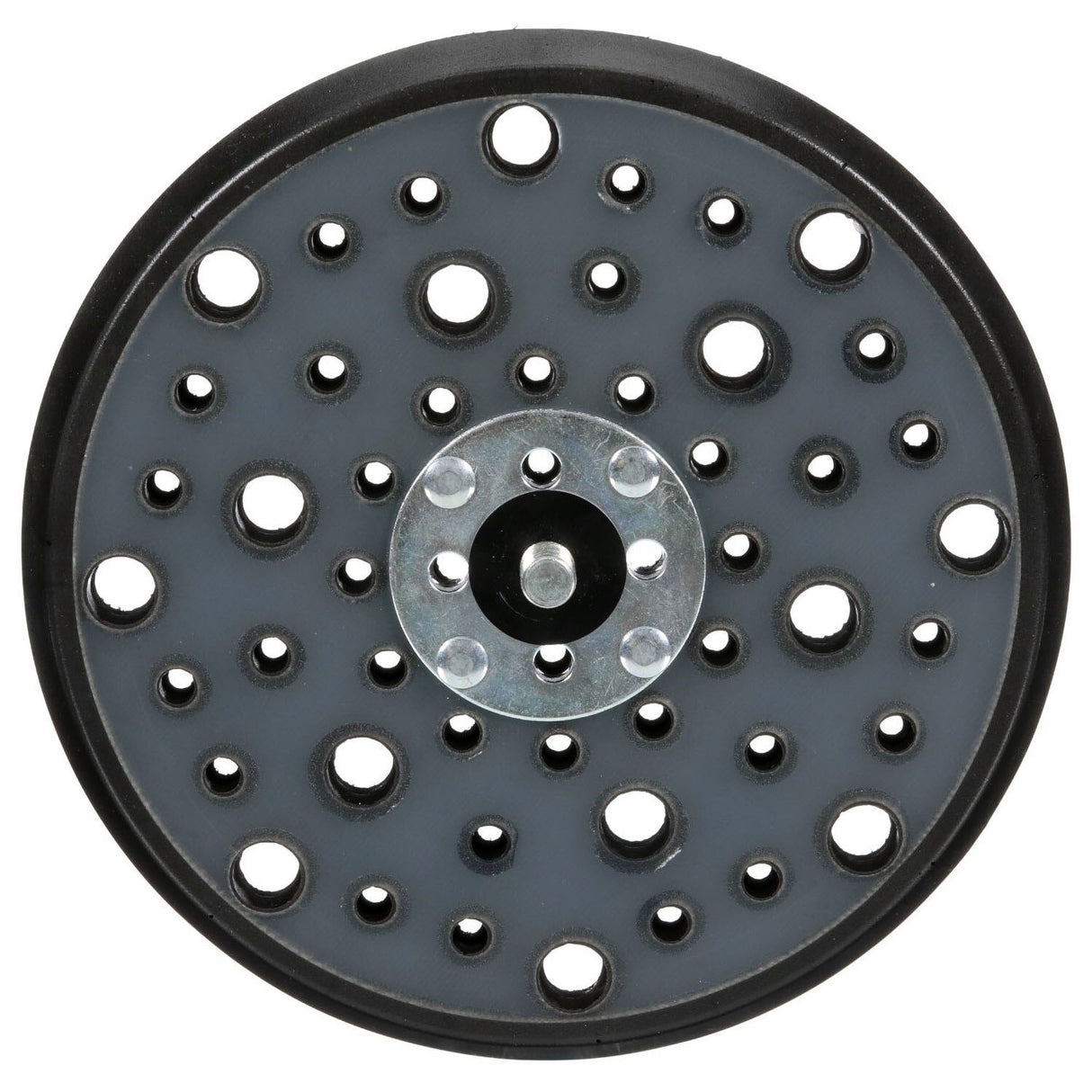 3M Xtract Hookit Back-up Pad, Extra Hard, Black, 6 in, 49 Holes, 5/16-24 EXT, Max 12000 rpm (89053) (7100273863)  - (10Pack) - 2