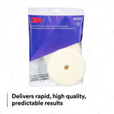 3M 34122 Hookit Random Orbital Foam Compounding Pad, Coarse, White, 5 in 130 mm (7100276847) (12 Pack) - 5