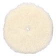 3M 34121 Hookit Random Orbital Medium Wool Compounding Pad, White, 5 in x 130 mm (7100276848) (12 Pack)