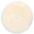3M 34125 Hookit Random Orbital Medium Wool Compounding Pad, White, 6 in (150 mm) (7100276850) (12 Pack)