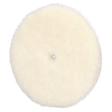 3M 34125 Hookit Random Orbital Medium Wool Compounding Pad, White, 6 in (150 mm) (7100276850) (12 Pack) - 4