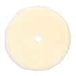 3M 34120 Hookit Random Orbital Coarse Wool Compounding Pads, White, 5 in x 130 mm (7100276851) (12 Pack)